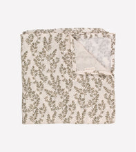 Load image into Gallery viewer, Main Sauvage Muslin Swaddle Blanket  - Bay Leaves