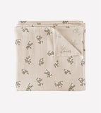 Main Sauvage Muslin Swaddle Blanket  - Holly Flowers