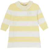 Numu Striped Sweat Dress - Pale Yellow