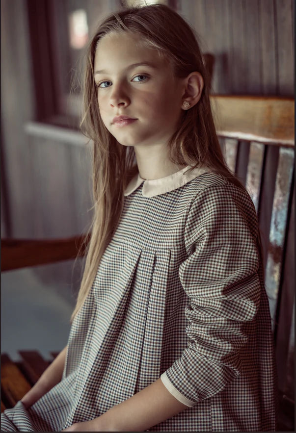 Coco Blanc Houndstooth Dress