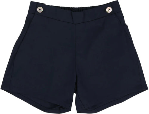 Lil Legs Pull On Shorts - Navy