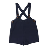 Lil Legs Suspender Shorts - Navy