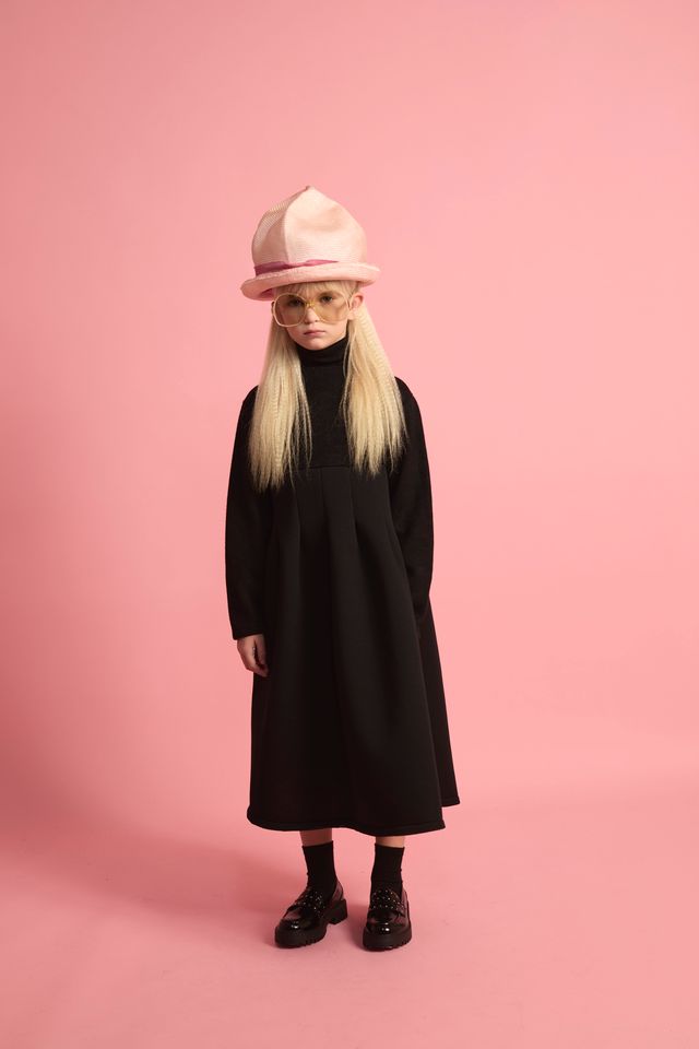 Little Creative Factory Neoprene Turtleneck Dress