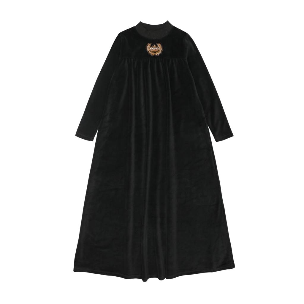 Bopop Embroidered Crown Maxi Long