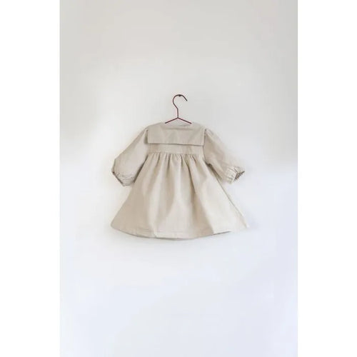 Please Mom Almond Sailor Long Sleeve Dress