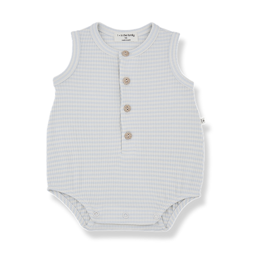 1+ in the Family Orfeo Romper - Misty-Blue