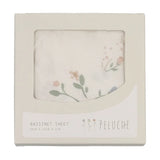 Peluche Floral Gingham Bassinet Sheet