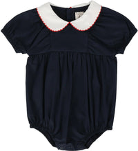 Load image into Gallery viewer, Lil Legs Peter Pan Romper - Navy