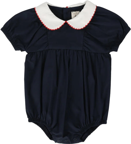 Lil Legs Peter Pan Romper - Navy