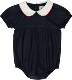 Lil Legs Peter Pan Romper - Navy