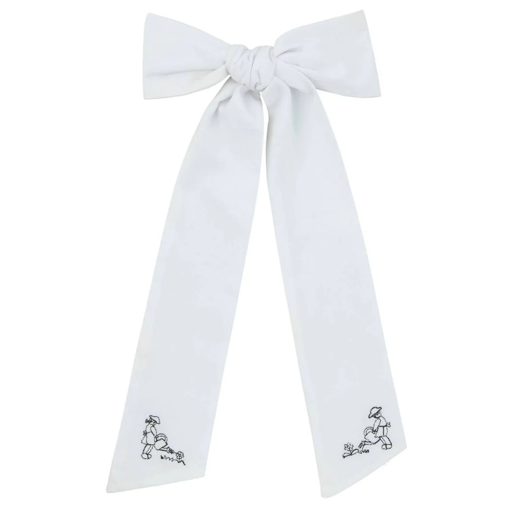 Le Enfant Garden Bow Large - White