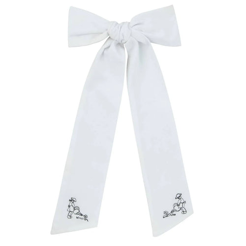 Le Enfant Garden Bow Large - White