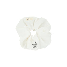 Load image into Gallery viewer, Le Enfant Garden Scrunchie - White