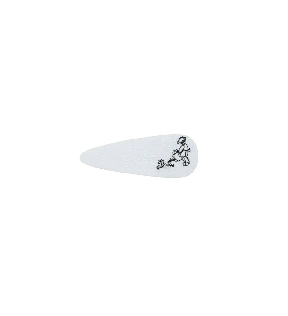 Le Enfant Garden Clips (2Pk) - White