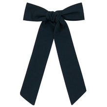 Load image into Gallery viewer, Le Enfant Taffeta Oversized Bow - Navy