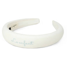 Load image into Gallery viewer, Le Enfant Stitched Hairband - White