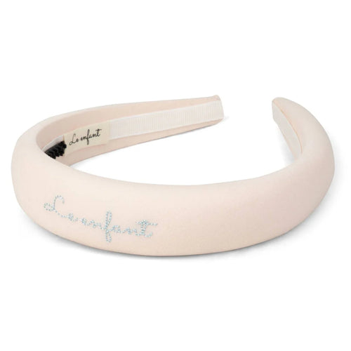 Le Enfant Stitched Hairband - Pink