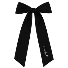 Load image into Gallery viewer, Le Enfant Stitched Bow - Black