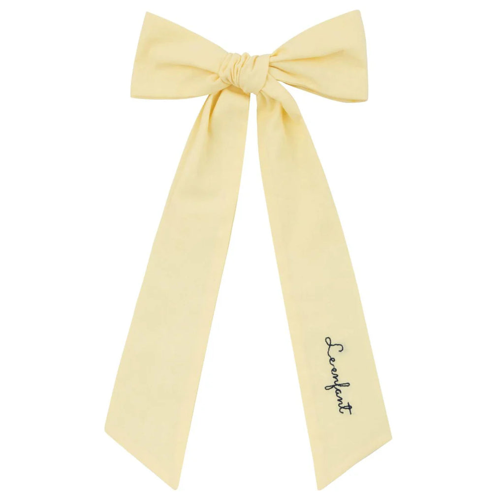 Le Enfant Stitched Bow - Yellow