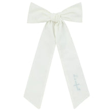 Load image into Gallery viewer, Le Enfant Stitched Bow - White