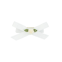 Load image into Gallery viewer, Le Enfant Mini Rose Bows (2Pk) - White