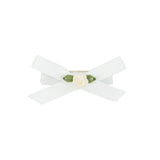 Le Enfant Mini Rose Bows (2Pk) - White