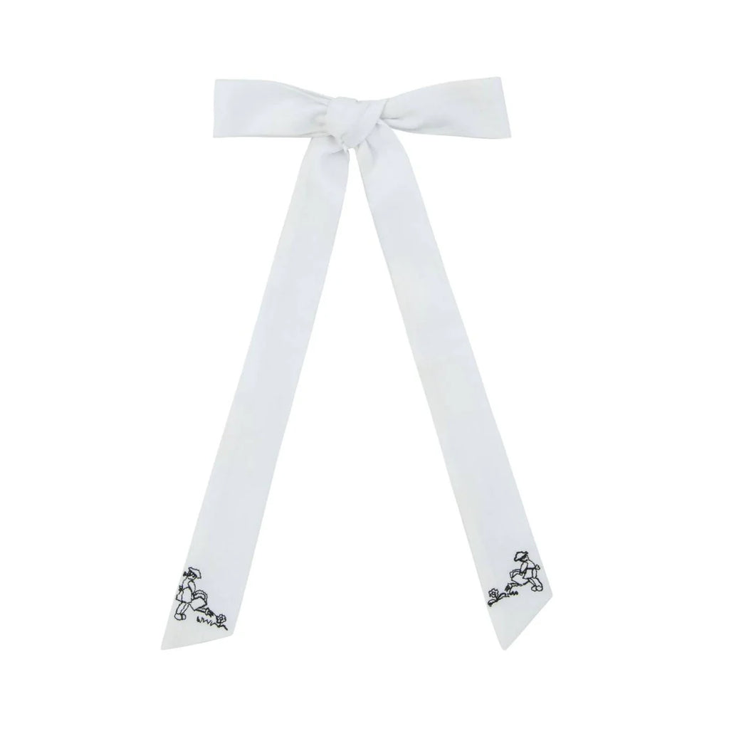 Le Enfant Garden Bow Medium - White