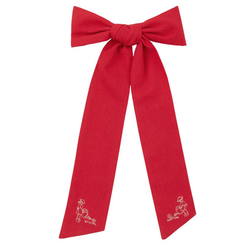 Le Enfant Garden Bow Large - Red