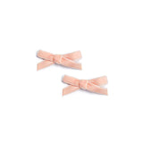 Le Enfant Velvet Baby Bows - Pale Pink