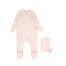 Load image into Gallery viewer, Bebe Jolee Wrap Stitch Footie And Hat - Pink