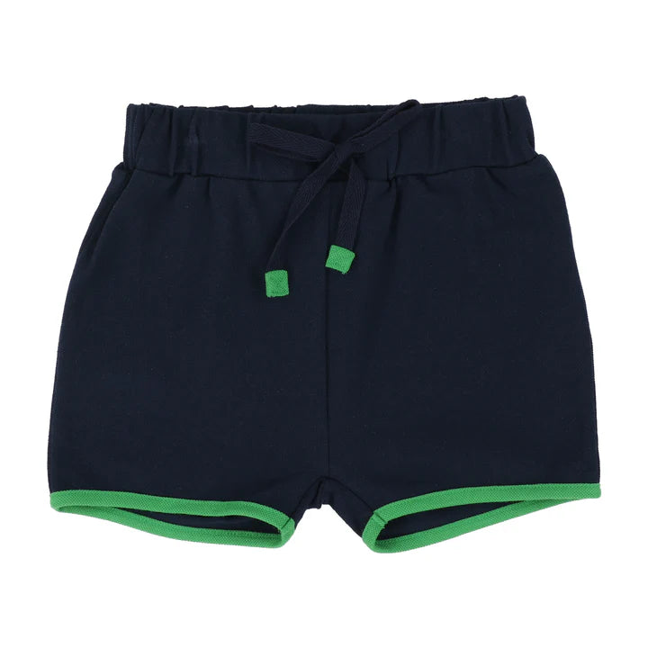 Lil Legs Pique Shorts - Navy