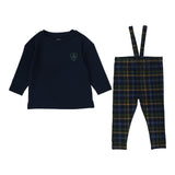 Lil Legs Plaid Boys Set