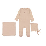 Lil Legs Pointelle Circle Set - Pink