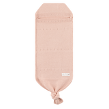 Peluche Pointelle Knit Cocoon and Bonnet - Blush