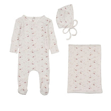 Load image into Gallery viewer, Bee &amp; Dee Pointelle Pretty Petals Layette Set - Ivory Girls