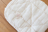 New Grain Quilted Lovie - Milk