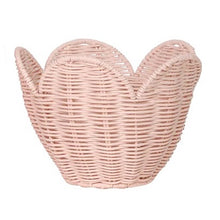 Load image into Gallery viewer, Olliella Rattan Lily Basket - Blush