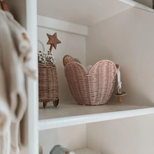 Load image into Gallery viewer, Olliella Rattan Lily Basket - Blush