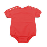 Bopop Snap Romper - Coral