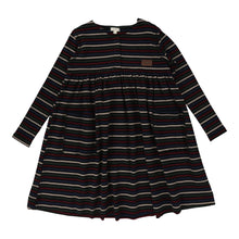 Load image into Gallery viewer, Lil Legs Ribbed Placket Dress - Black / Multicolor