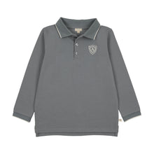 Load image into Gallery viewer, Lil Legs Logo Polo - Blue (Long Sleeve)