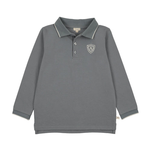Lil Legs Logo Polo - Blue (Long Sleeve)