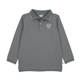 Lil Legs Logo Polo - Blue (Long Sleeve)