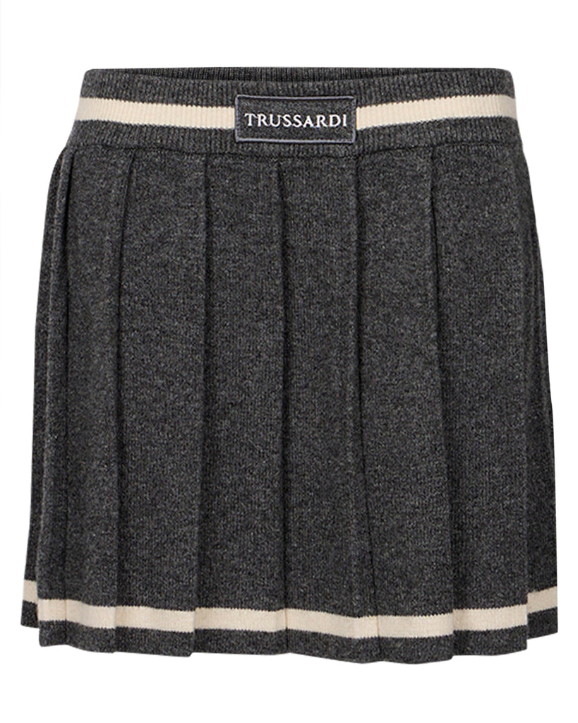 Trussardi Karolis Long Skirt (6071) - Grey*RUNS LONG SIZE DOWN*