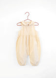 Please Mom Vanilla Seersucker Romper