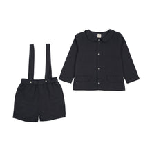 Load image into Gallery viewer, Lil Legs Linen Suit - Navy