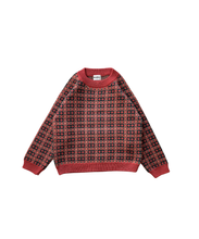 Load image into Gallery viewer, Mabli Brae Wool Knit Pullover - Winter Rose