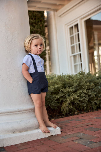 Little Parni Boys Cotton Shorts (K659) - Navy Blue