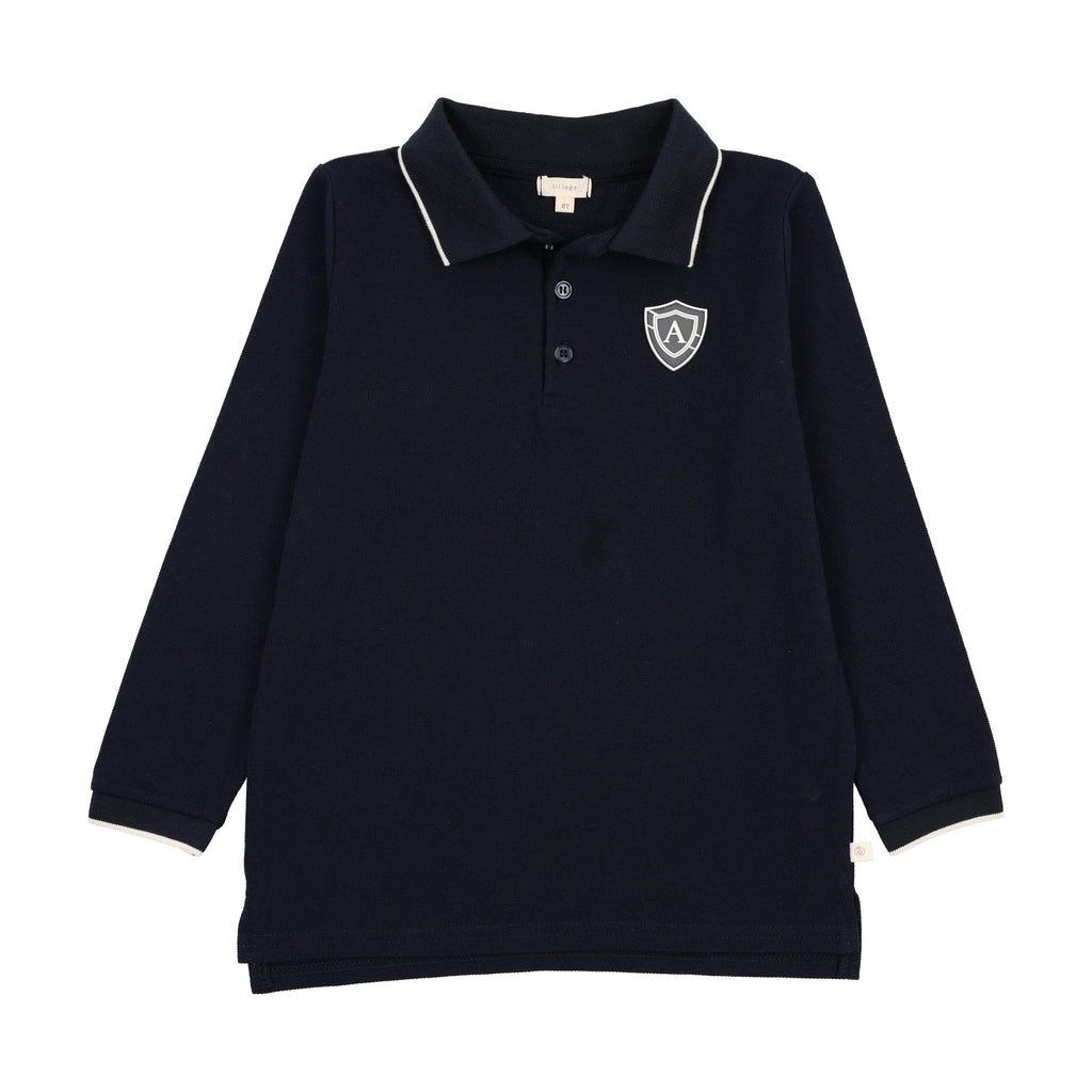 Lil Legs Logo Polo - Navy (Long Sleeve)