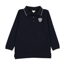 Load image into Gallery viewer, Lil Legs Logo Polo - Navy (Long Sleeve)